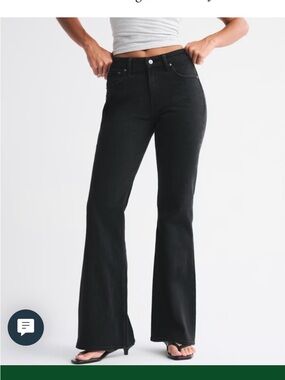 Abercrombie & Fit fitch High-Rise vintage flare Black